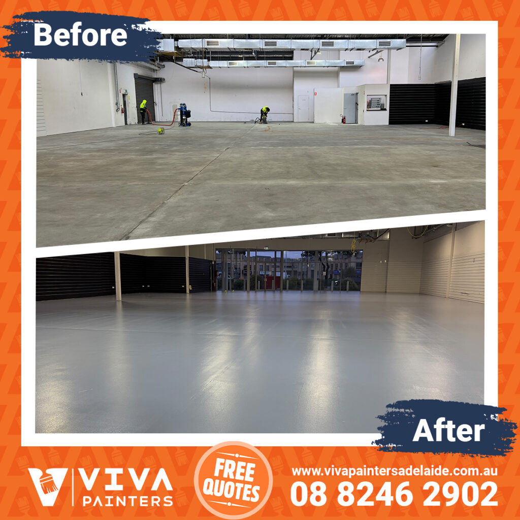 Epoxy Coating Of Commercial Retail Space