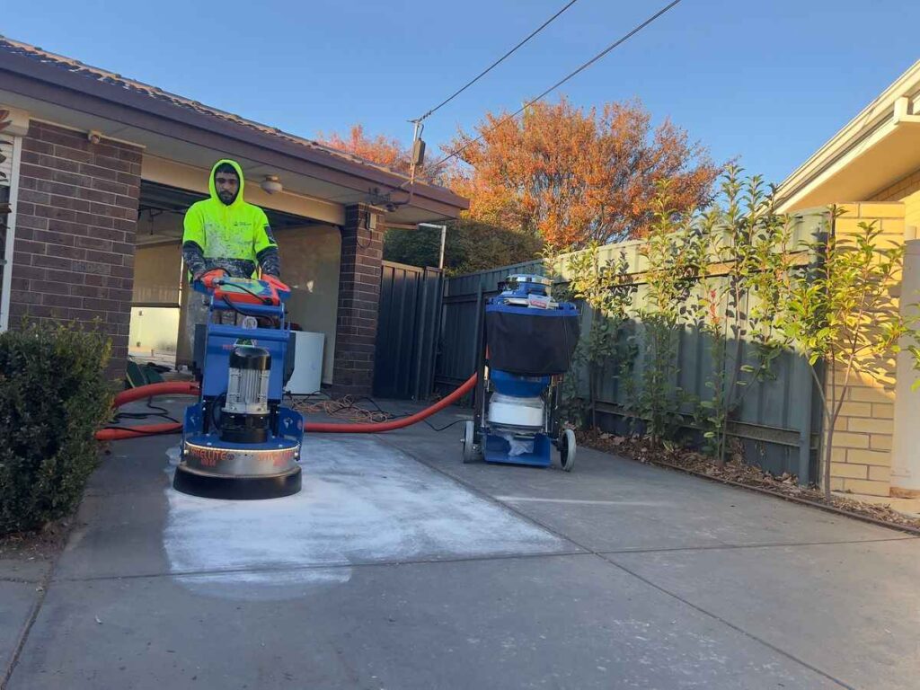 Family Home Driveway Epoxy Flooring