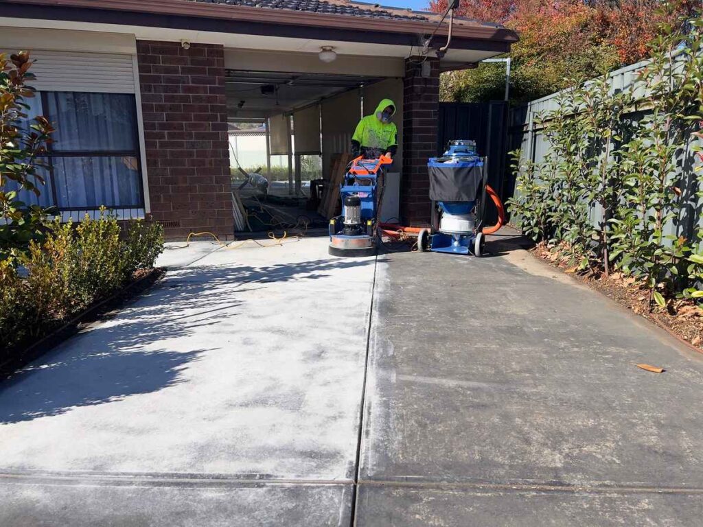 Family Home Driveway Epoxy Flooring