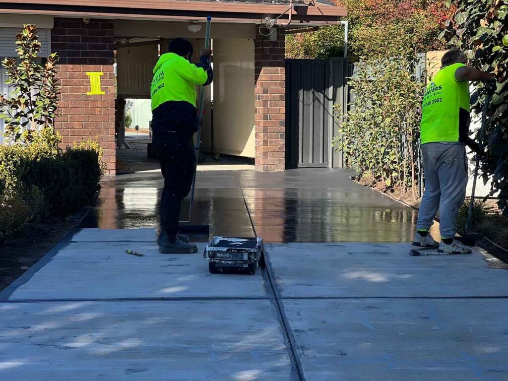 Family Home Driveway Epoxy Flooring