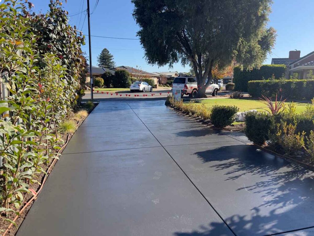 Family Home Driveway Epoxy Flooring