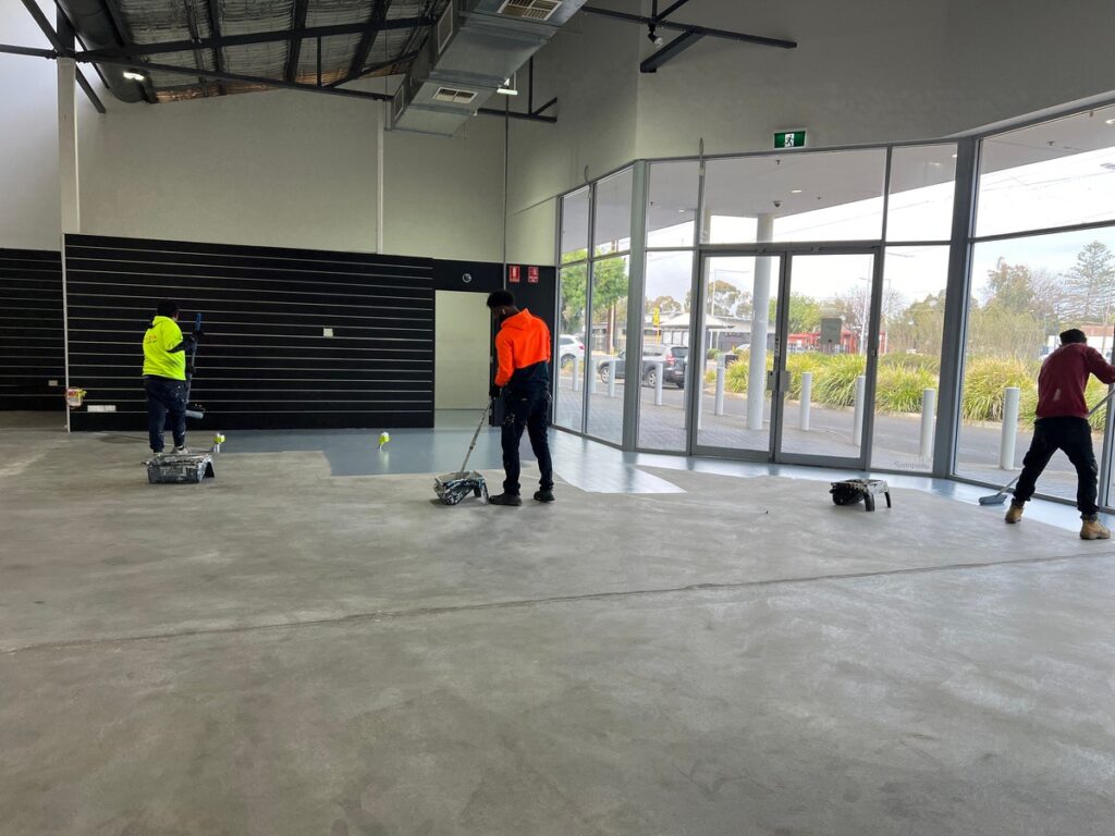 Epoxy Coating Of Commercial Retail Space