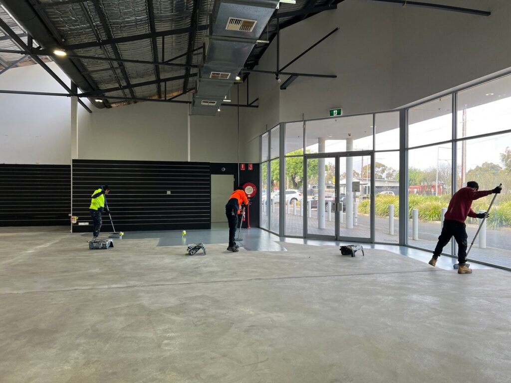 Epoxy Coating Of Commercial Retail Space