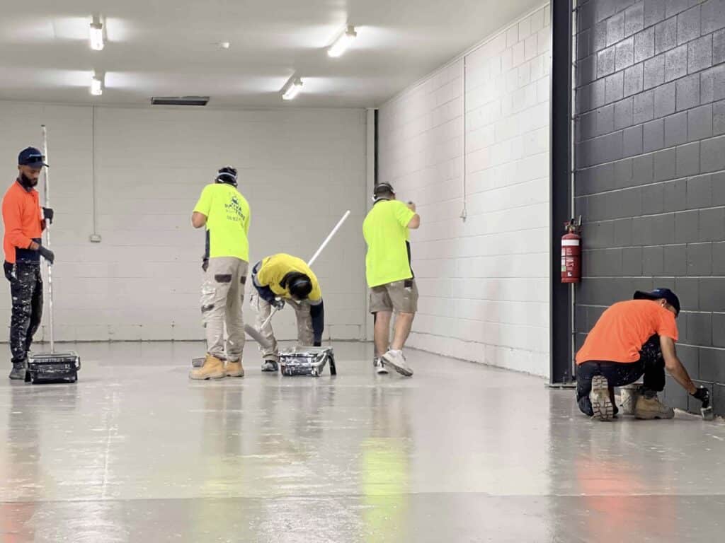 Automotive Commercial Epoxy Flooring Installation 5 Commercial epoxy flooring7